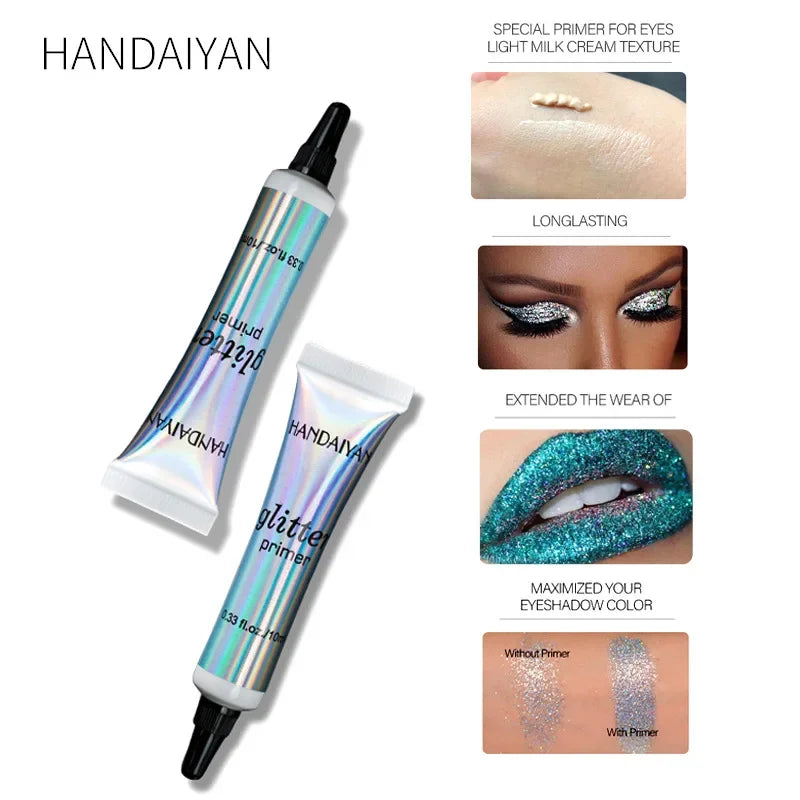 Women's Makeup Base Glitter Eyeshadow Primer Long Lasting Color Special Eye Primer Light Milk Cream Texture Cosmetics