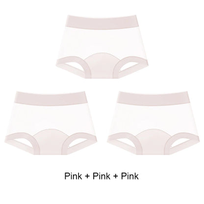 Summer Briefs Panties Women Micro Underwear Lady Ice Silk Woman Boxers Women's Shorts Transparent Linergie Sexy Panties Set Pack