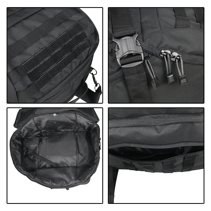 30L 45L 80L Sport Travel Bag Molle Tactical Backpack Gym Fitness Bag Large Duffle Bags for Camping Hunting Fishing