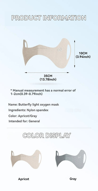 GTUBIKE Breathable Elastic Ice Silk Mask UV Protection Sunscreen Veil Golf Face Mask Solid Color Thin Sunscreen Eye Patches