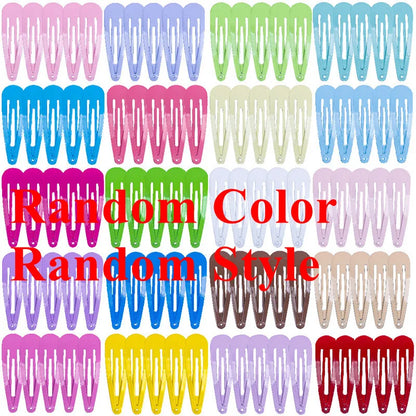 20/40Pcs Alloy Hair Accessories Children Hairpin Cartoon Animal Flower Print Dripping Hair Clips Girls Headdress Head Decoration