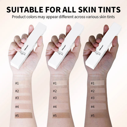 Color-changing Foundation Stick Blanc Foundation Korean Makeup Base High Coverage Concealer Natural Nude 2 IN 1 Foundation Stick