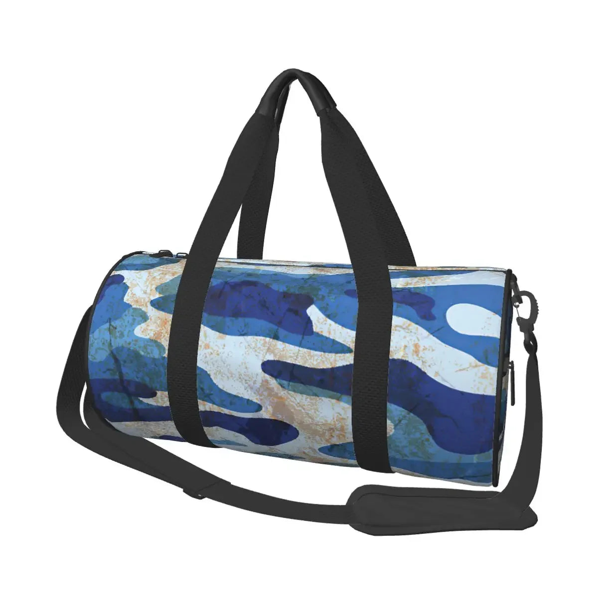 Camo Travel Bags Men Fitness Handbag Cylinder Shoulder Bag Women Large Travel Tote Luggage Bag Gym Handbags