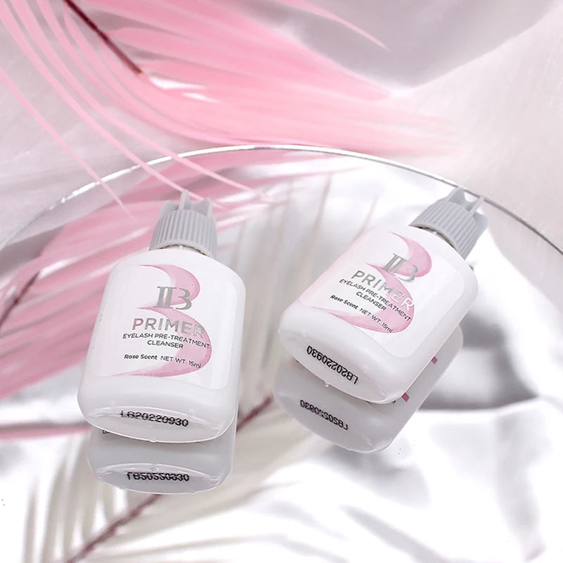 1 Bottle IBeauty Rose Primer Eyelash Extension Booster Long Lasting Korea Shop Adhesive Supplies Makeup Glue Stronger Tools
