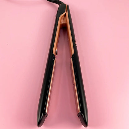 Professional Flat Iron Negative Ion Ceramic Hair Straightener Electric Fast Heat-Up Salon Styling Straightener Iron