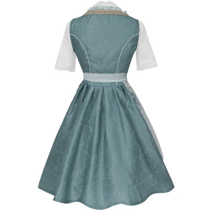2026 German Oktoberfest Dress for Women (Includes Lingerie and Apron),Halloween and Carnival Costume,Bavarian-Style Maid Outfit