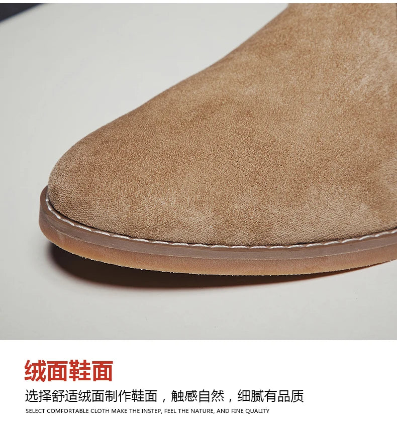 Men's Matte Leather Black/brown Casual Business Office Oxfords Formal Suede Leather Shoes for Men New Arrivals Male Derby Style