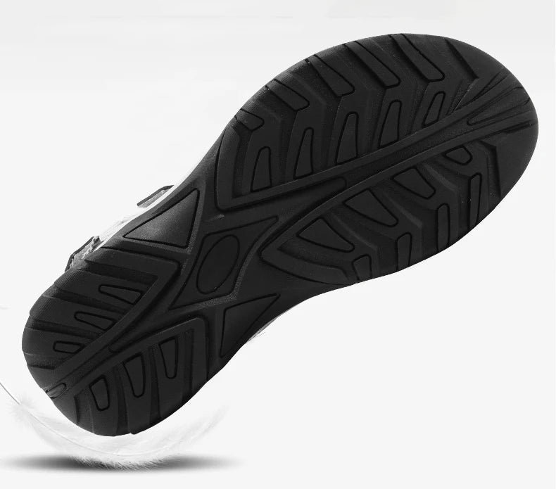 High Quality Summer Open Shoes Men Outdoor Adjustable Sandals Beach Gladiator Rome Breathable Green Pure Black Big Size 47 48