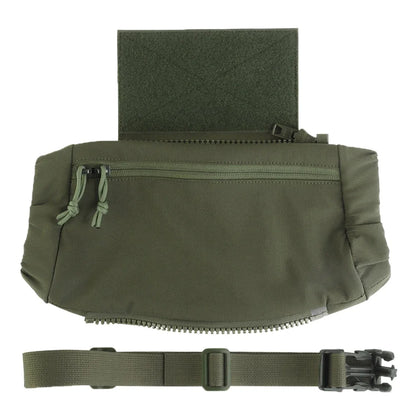 Outdoor DropPouch Muff Hand Warmer Pouch, Stowable Fanny Pack for Winter Airsoft Hunting Gear Camping Hiking Football Fishing