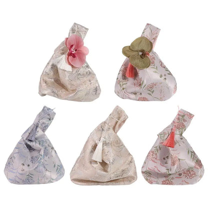 Bags Lunch Bag Temperament Cosmetic Bag New Chinese Style Handbag Cheongsam Accessories Tassel Knot Wrist Bag Small Item Pouch