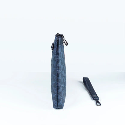 New Fashion PU Leather Men Clutch Bag Business And Leisure PAD Handbag Underarm Pocket Envelope Bag Outdoor Commuting Wallet Men
