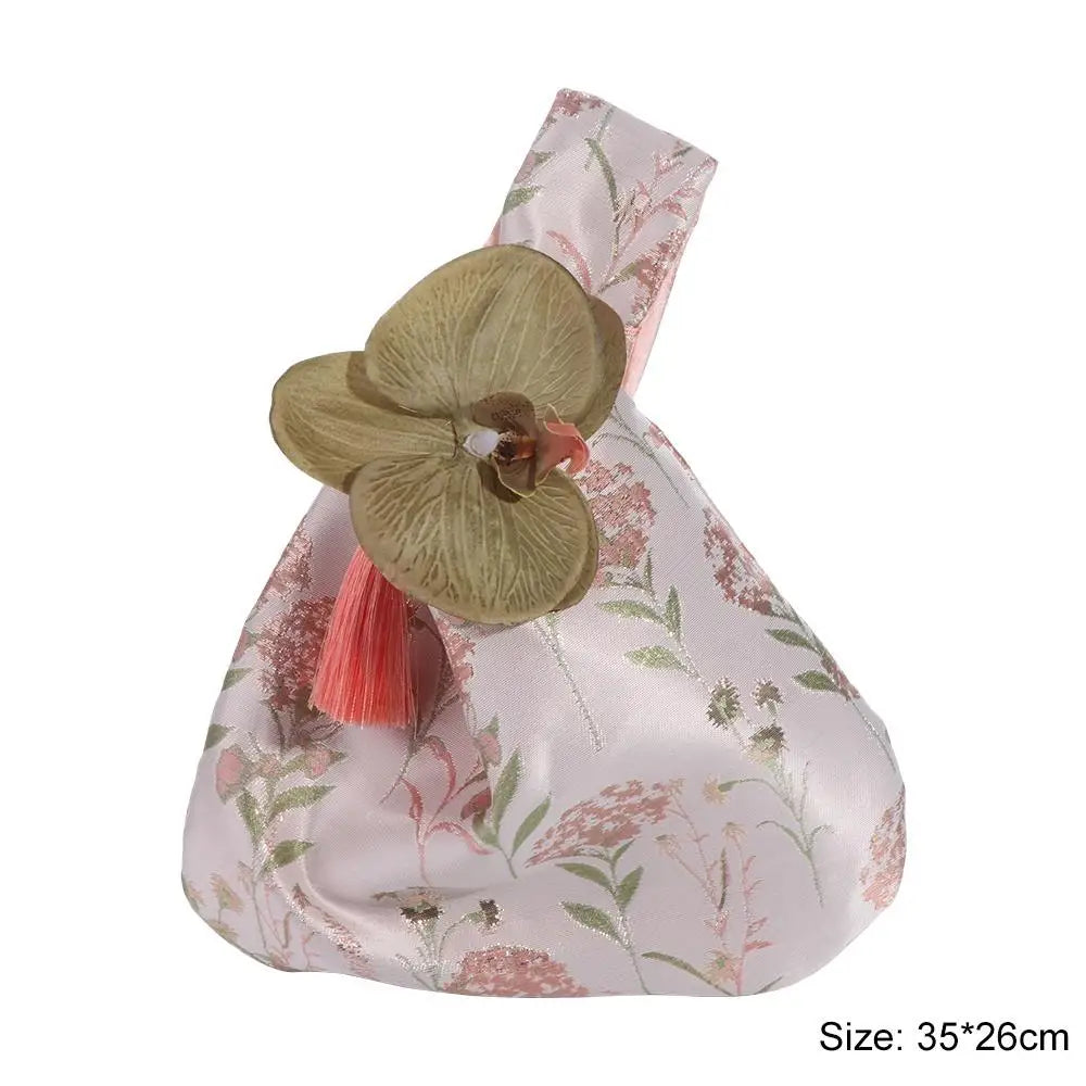 Bags Lunch Bag Temperament Cosmetic Bag New Chinese Style Handbag Cheongsam Accessories Tassel Knot Wrist Bag Small Item Pouch
