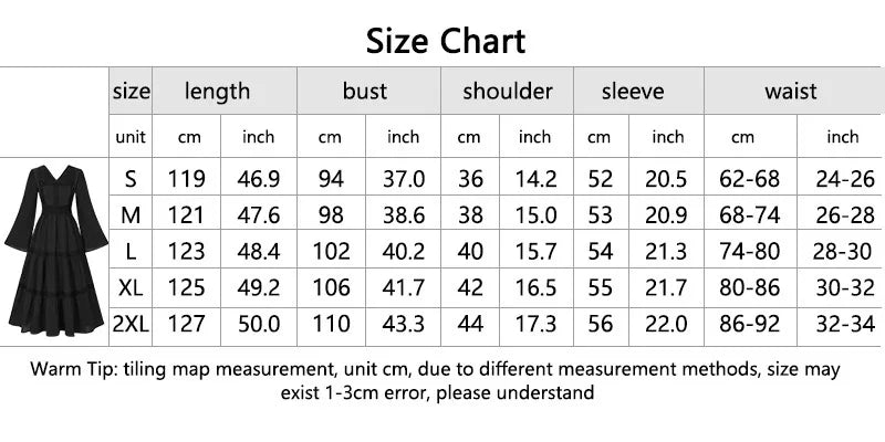 2025 New Beige Halloween/Christmas Square Neck Lace Trim Bell Sleeve Dress for Women, Halloween/Christmas COS Costumes Long Sirt