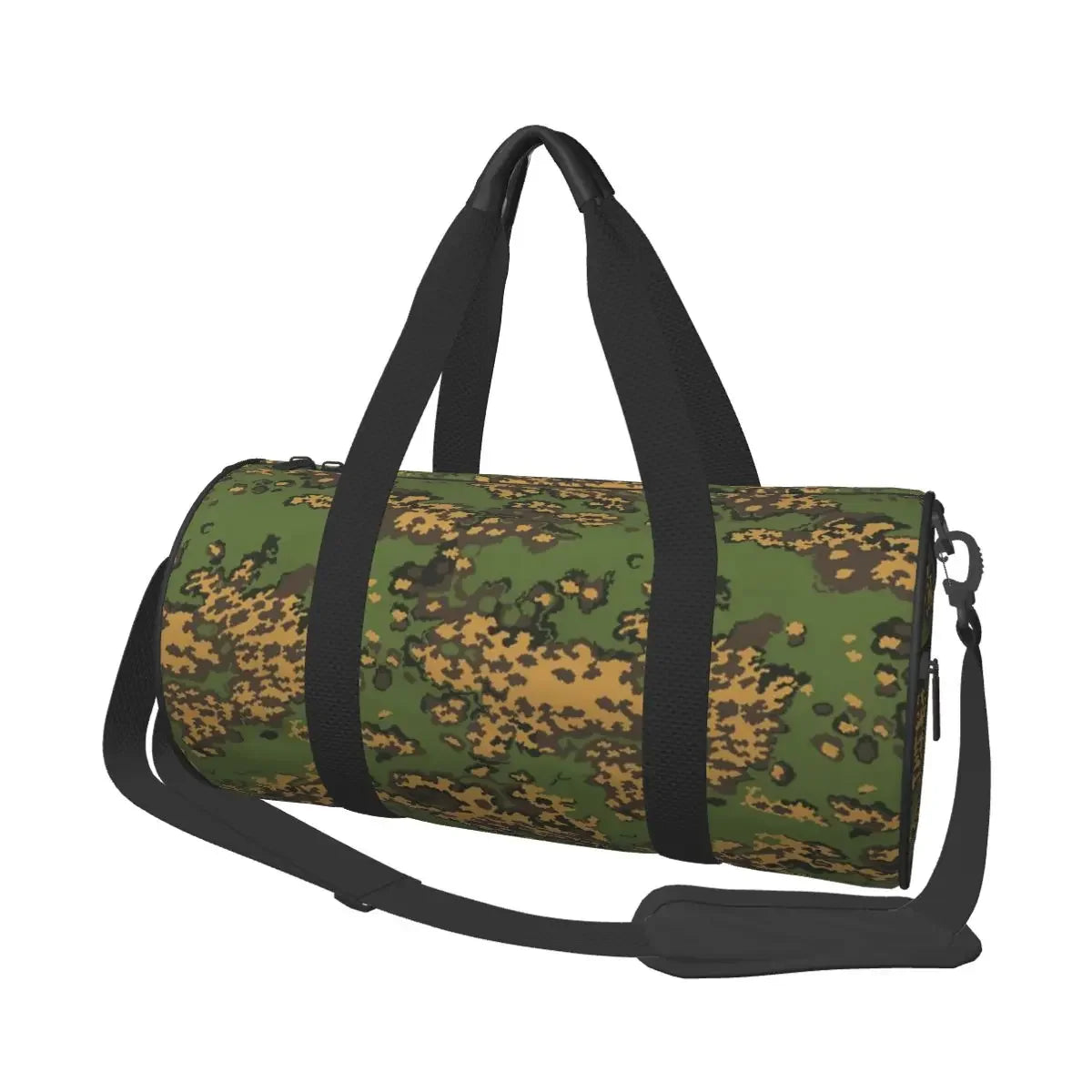 Camo Travel Bags Men Fitness Handbag Cylinder Shoulder Bag Women Large Travel Tote Luggage Bag Gym Handbags