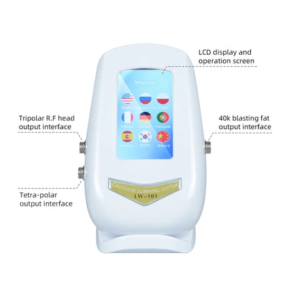 40K 3 In1 Cavitation Body Slimming Machine Facial Massager Skin Tighten Face Lifting Vacuum Suction Beauty Device（Fast Shipping）
