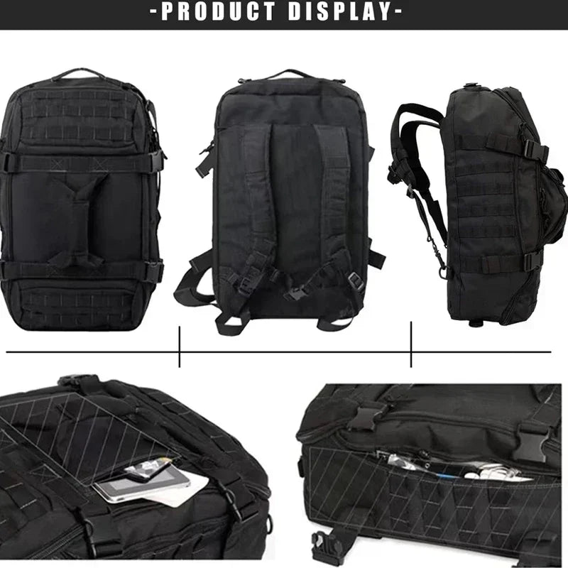 30L 45L 80L Travel Duffel Bag Military Tactical Backpack with Adjustable Strap Weekender Bag for Men Women Waterproof Gym Bags