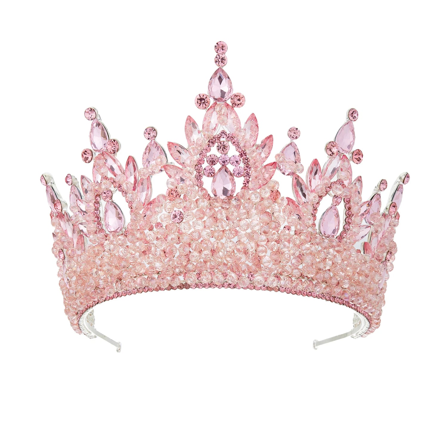 Queen Crowns For Women Crystal Princess Big Bridal Tiara Crown For Wedding Bride Pageant Miss Universe Hair Jewelry Headdress