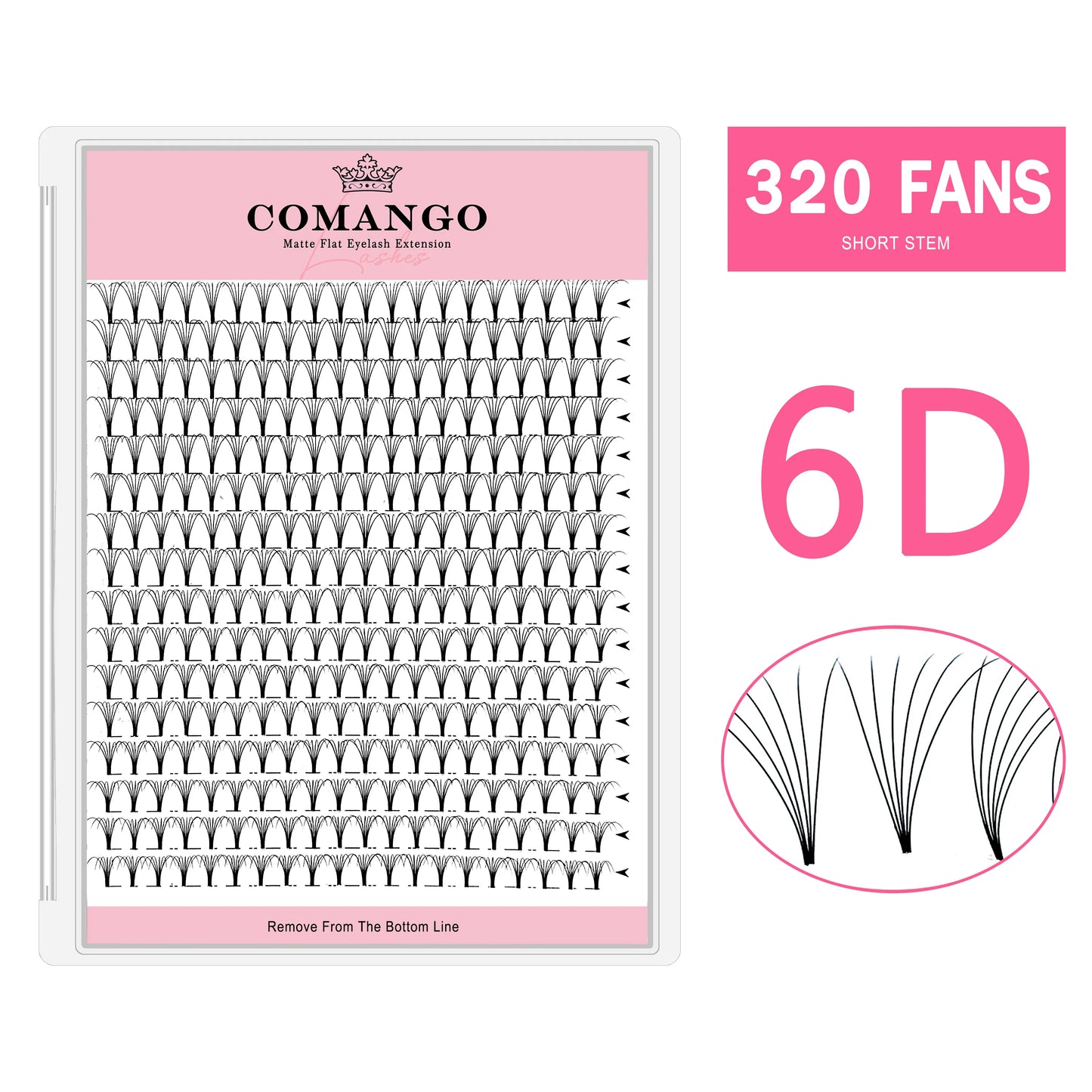 320 Fans Premade Volume Fans 3D 4D 5D 6D 8D 10D Soft Naturl Matte Eyelashes Large Capacity Cilios Individual Lash Extension