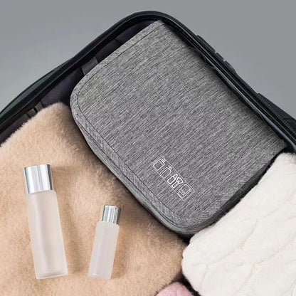 High Quality Women Waterproof Cosmetic Bag Travel Makeup Bags Toiletries Organizer Hanging Dry And Wet Separation Storage Bag