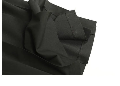 Autumn Suit Skirt for Women, French High-Waisted Pleated Skirt, Slimming, Workwear, College Style Long Skirt