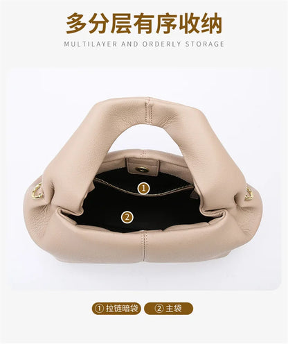 Fashion Women's Tote Bag New Soft Leather Cloud Shoulder Bag High Quality Simple Commuter Crossbody Bag Luxury Handbag Designers