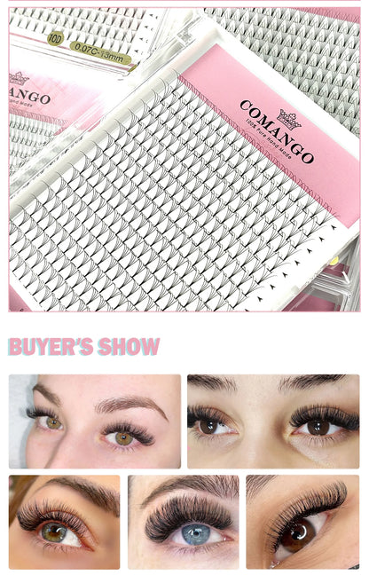 320 Fans Premade Volume Fans 3D 4D 5D 6D 8D 10D Soft Naturl Matte Eyelashes Large Capacity Cilios Individual Lash Extension