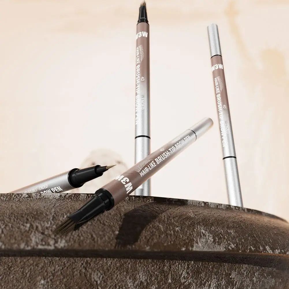 NEW Hair-Like Eyebrow Pencil 4D Micro-Sculpting Dual-Ended Eyebrow Pencil and Eyeliner Long-lasting Liquid Eyebrow Pen Like Real