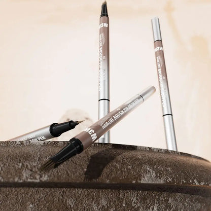 NEW Hair-Like Eyebrow Pencil 4D Micro-Sculpting Dual-Ended Eyebrow Pencil and Eyeliner Long-lasting Liquid Eyebrow Pen Like Real