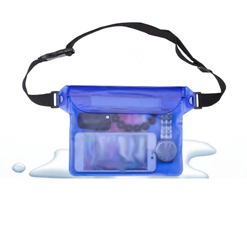 Waterproof Mobilephone Bag Tpu Drift Diving Shoulder Waist Bag Belt Bag for Beach Swimming Iphone Bag for Samsung Redmi Cover