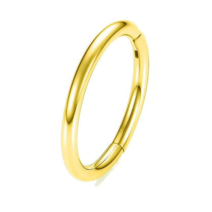 Hinged Nose Ring Hoop Septum Hoop  Ring Tragus Rook Ring Piercing Jewelry Lip Labret Ring Clicker Cartilage Earrings Women Gift