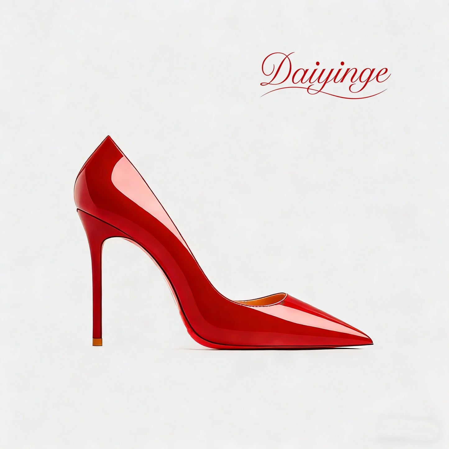 High Heels For Woman 2026 Trend New Leather Luxury Red Shiny Bottom Pointed Toe Stiletto Pumps 12cm Sexy Comfortable Party Shoes