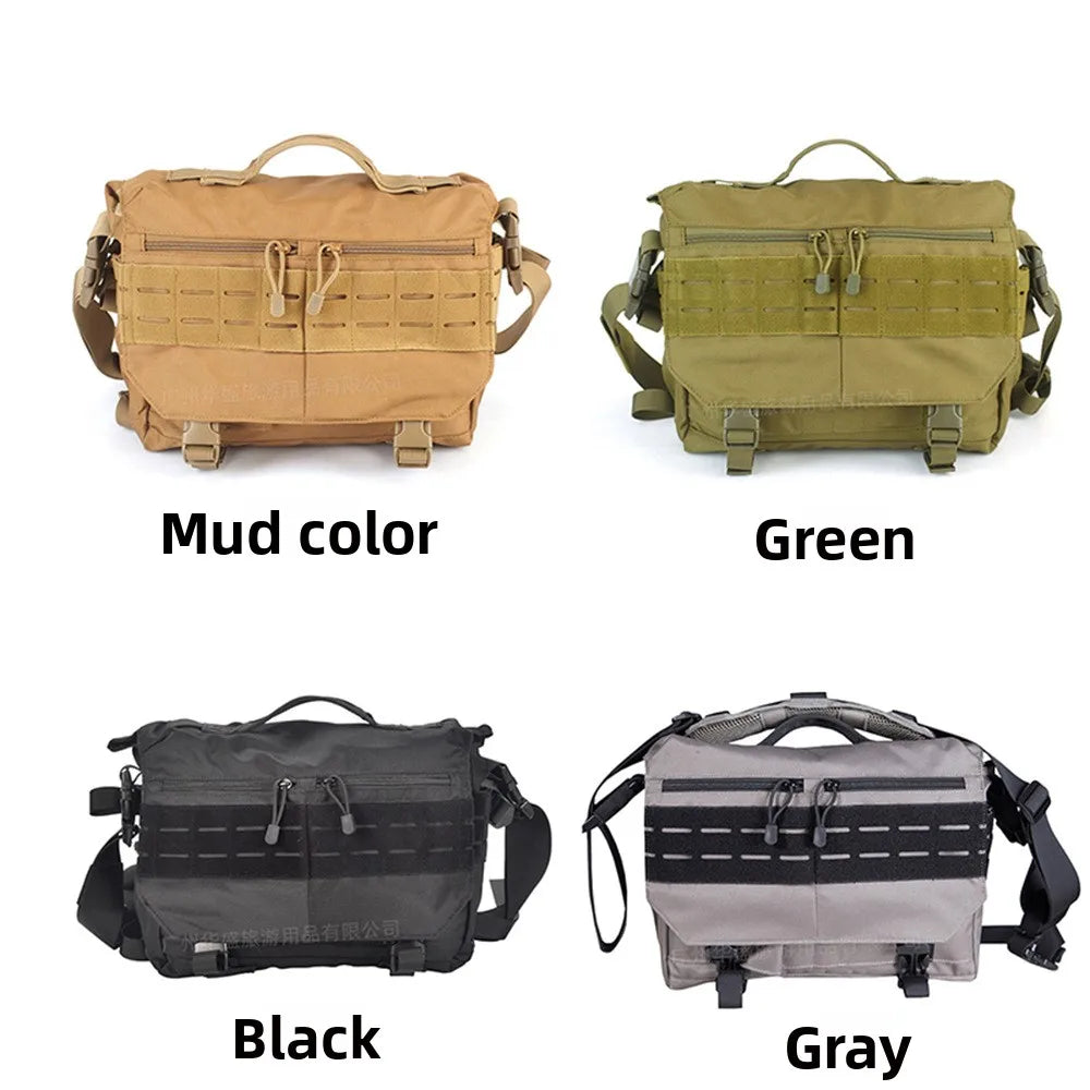 Men Postman Messenger Bag Large Capacity Laptop Crossbody Bag Casual Shoulder Commuter Work Satchel