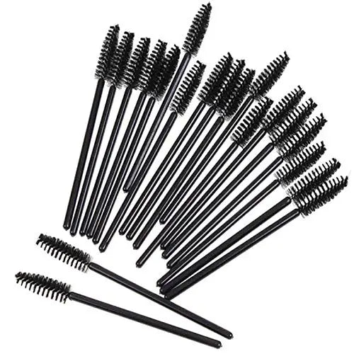 100/300Pcs Eyelash Mascara Brushes for Eye Lashes Extension Eyebrow and Makeup Lash Spoolies Wands