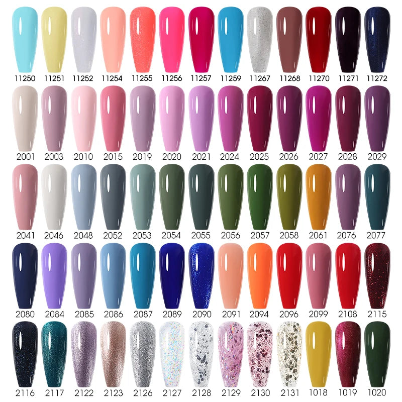 NAILCO 15ml 10/20/30pcs Nail Gel Polish 333 Colors Blue UV&LED Gel Varnish Nude Red Soak Off Semi Permanent UV Nail Gel Varnish