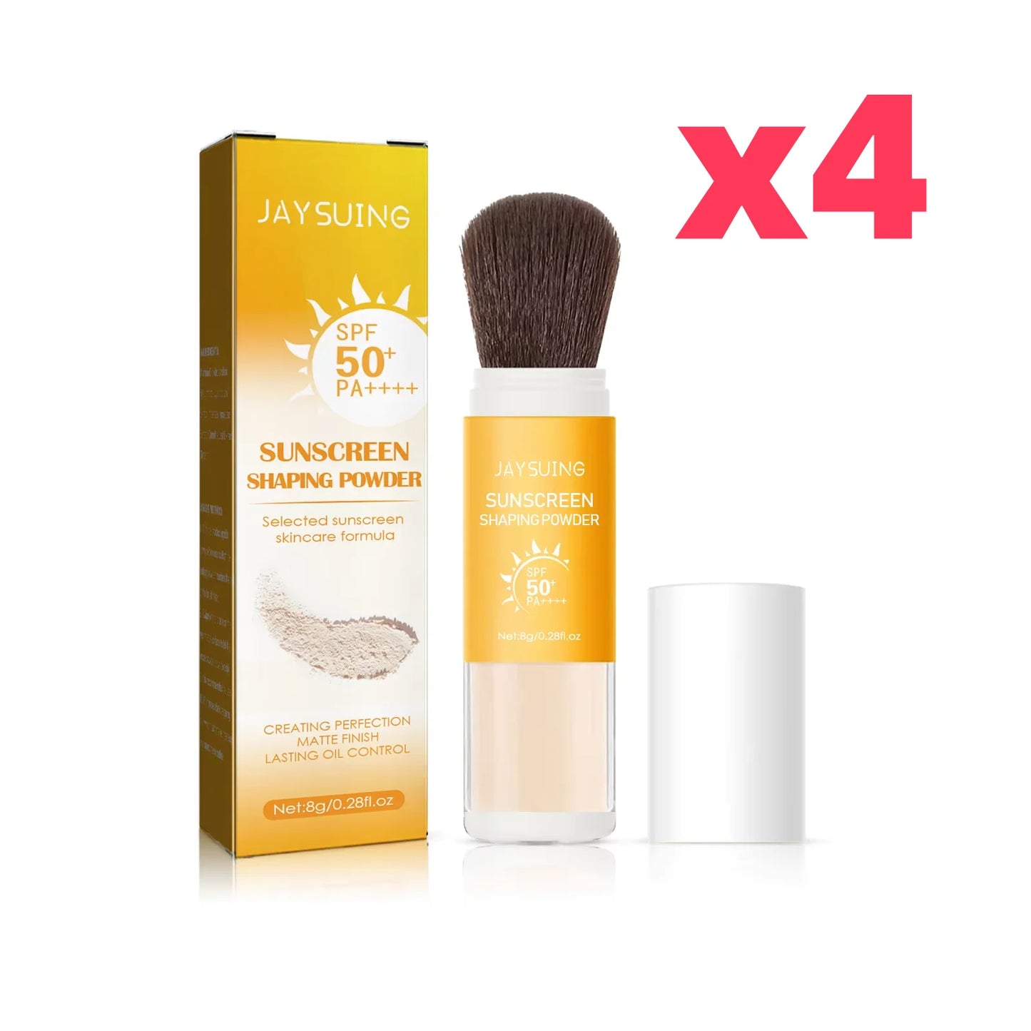 Sunscreen Loose Powder Sunblock Skin Protective Invisible Pore Solar Blocker Lasting Oil Control Light Waterproof Setting Powder