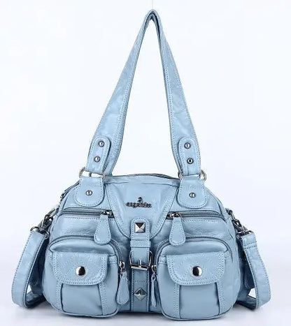 Vintage Women Handbags Satchel Top-handle Handbag PU Shoulder Bag Dumpling Pack Give Gifts Shoulder Bags Phone Money Pack