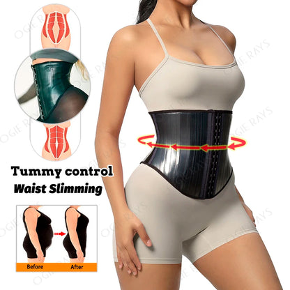 Waist Trainer Shaper Belt Tummy Wrap Hourglass Modeling Strap Latex Corset Belly Slimming Sheath Workout Woman Reductive Girdle