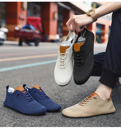 YRZL Men's Shoes Breathable Casual Driving Shoes Indoor Outdoor Men Shoes Loafers Lightweight Comfortable Soft Sole Walking Shoe