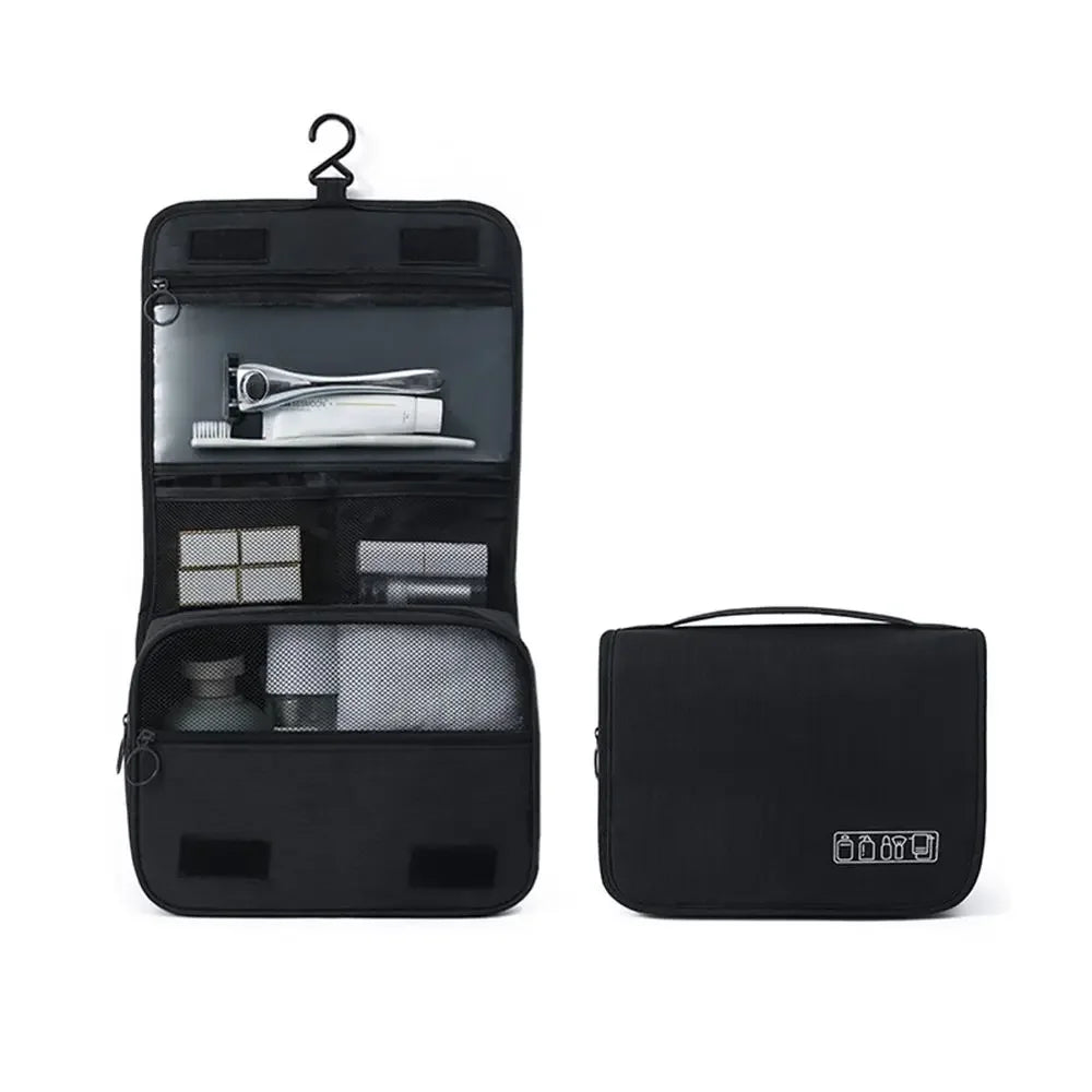 High Quality Women Waterproof Cosmetic Bag Travel Makeup Bags Toiletries Organizer Hanging Dry And Wet Separation Storage Bag