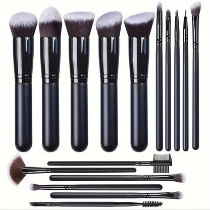 Professional Makeup Brushes Set 14-16Pcs Set Premium Syntheti Foundation Blending Face Powder Blush Eye Shadows Makeup Brush Kit