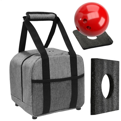 Portable Bowling Ball Tote Oxford Cloth Bowling Bag With Padded Ball Holder Durable and Stylish Packs Bowling Accessorie