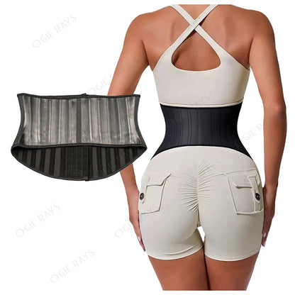 Waist Trainer Shaper Belt Tummy Wrap Hourglass Modeling Strap Latex Corset Belly Slimming Sheath Workout Woman Reductive Girdle