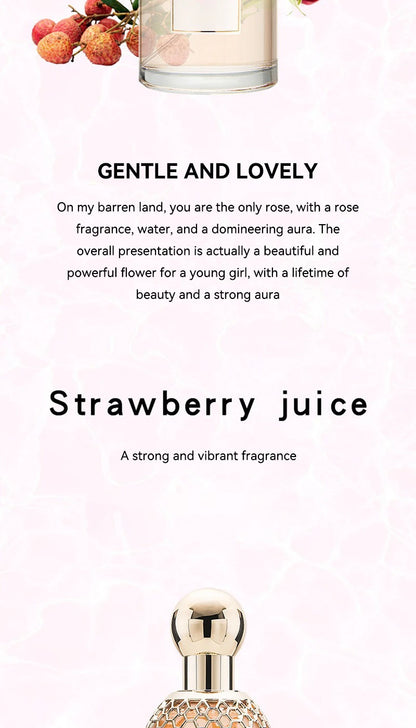 Flora Water Language Women Perfume Floral Fruity Long Lasting Eau De Toilette 100ml Fresh Natural Summer Scent For Beach