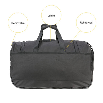 50L Travel Sports Bags Foldable Gym Bag Carry-on Luggage Duffle Bag With Shoes Compartment for Men Women 6 Colors