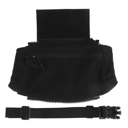 Outdoor DropPouch Muff Hand Warmer Pouch, Stowable Fanny Pack for Winter Airsoft Hunting Gear Camping Hiking Football Fishing