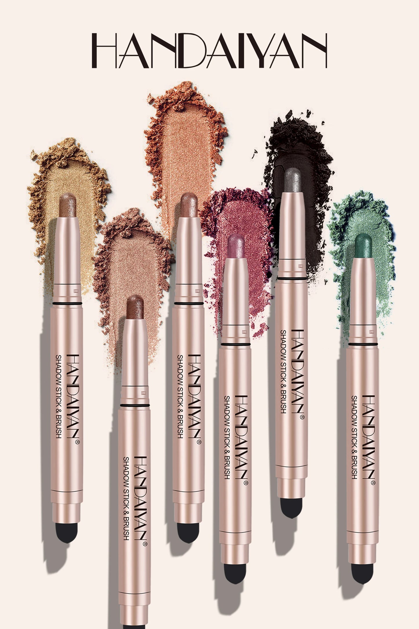12 Colors Long Lasting Eye Shadow Pencil Set Silky Smooth Glitter Shimmer Matte Waterproof Highlighter Makeup Stick