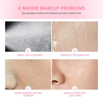 Ultimate Blurring Setting Powder Travel Size Set  Waterproof Setting Spray Blur Magnet Primer BASE BLUR BALM  Oil Control Kit