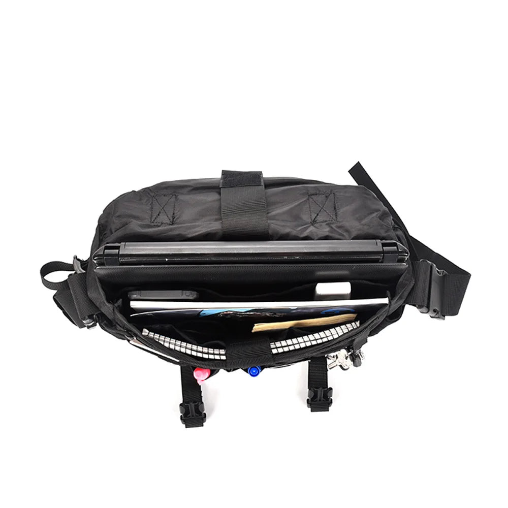 Men Postman Messenger Bag Large Capacity Laptop Crossbody Bag Casual Shoulder Commuter Work Satchel