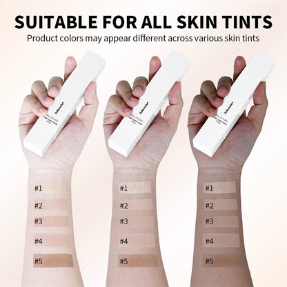 Color-changing Foundation Stick Blanc Foundation Korean Makeup Base High Coverage Concealer Natural Nude 2 IN 1 Foundation Stick