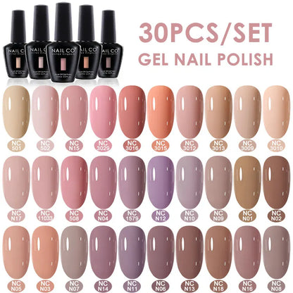 NAILCO 15ml 10/20/30pcs Nail Gel Polish 333 Colors Blue UV&LED Gel Varnish Nude Red Soak Off Semi Permanent UV Nail Gel Varnish